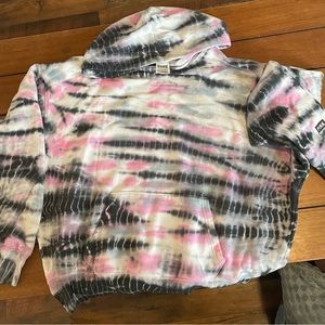 VS Pink tie dye sweatshirt